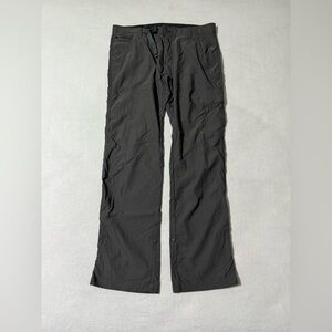 prAna Zion Mens 36x32 Relaxed Fit Outdoor Cargo Belted Stretch Pants Gray